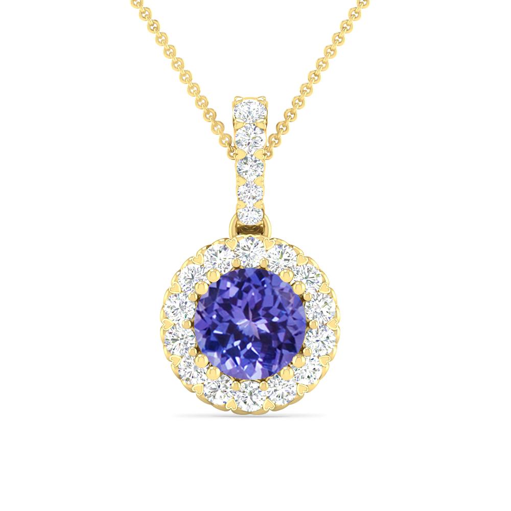 Yellow Gold - Tanzanite