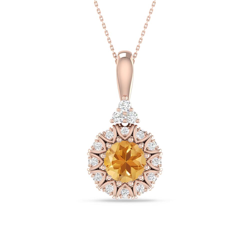 Rose Gold - Citrine