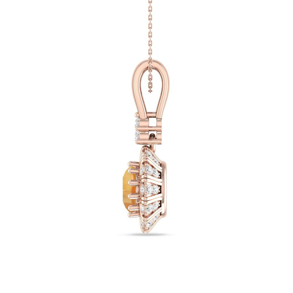 Rose Gold - Citrine