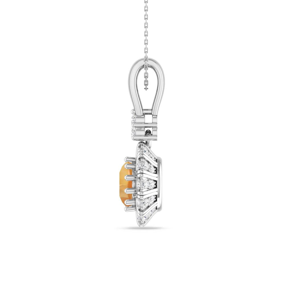 White Gold - Citrine