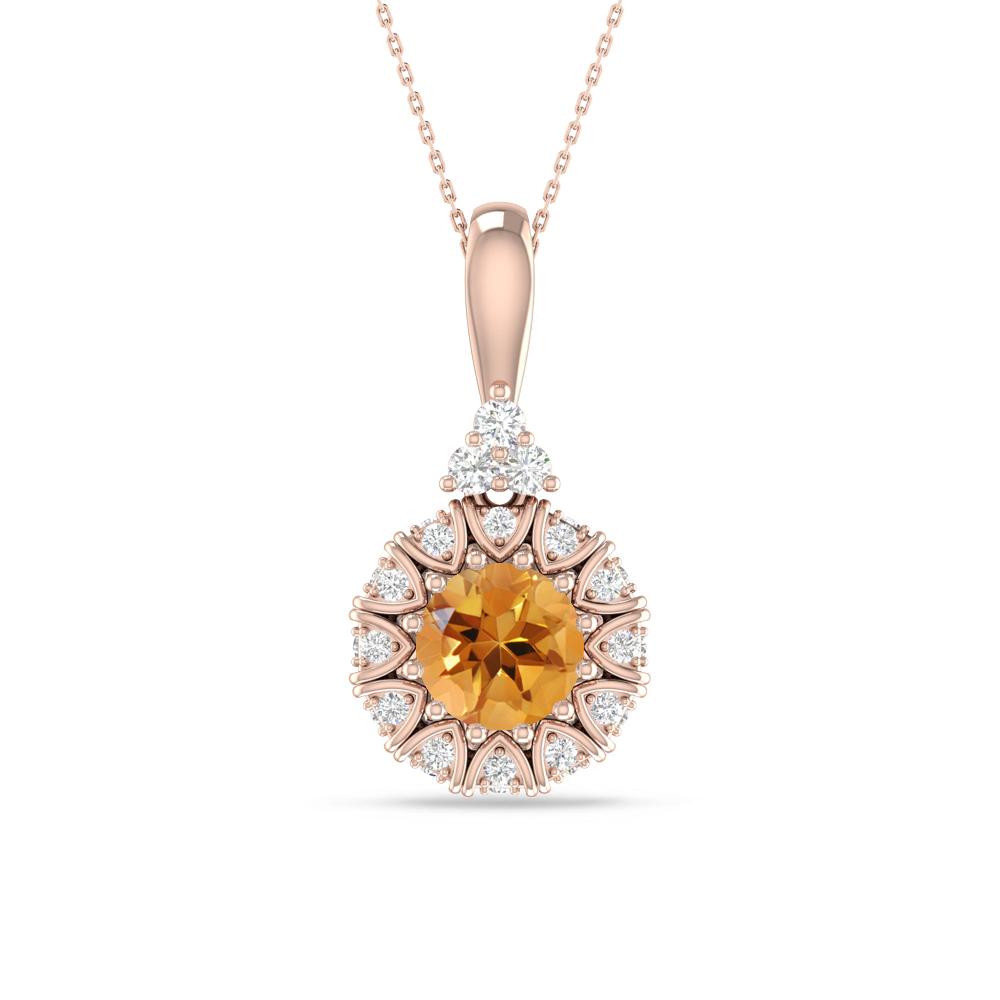 Rose Gold - Citrine