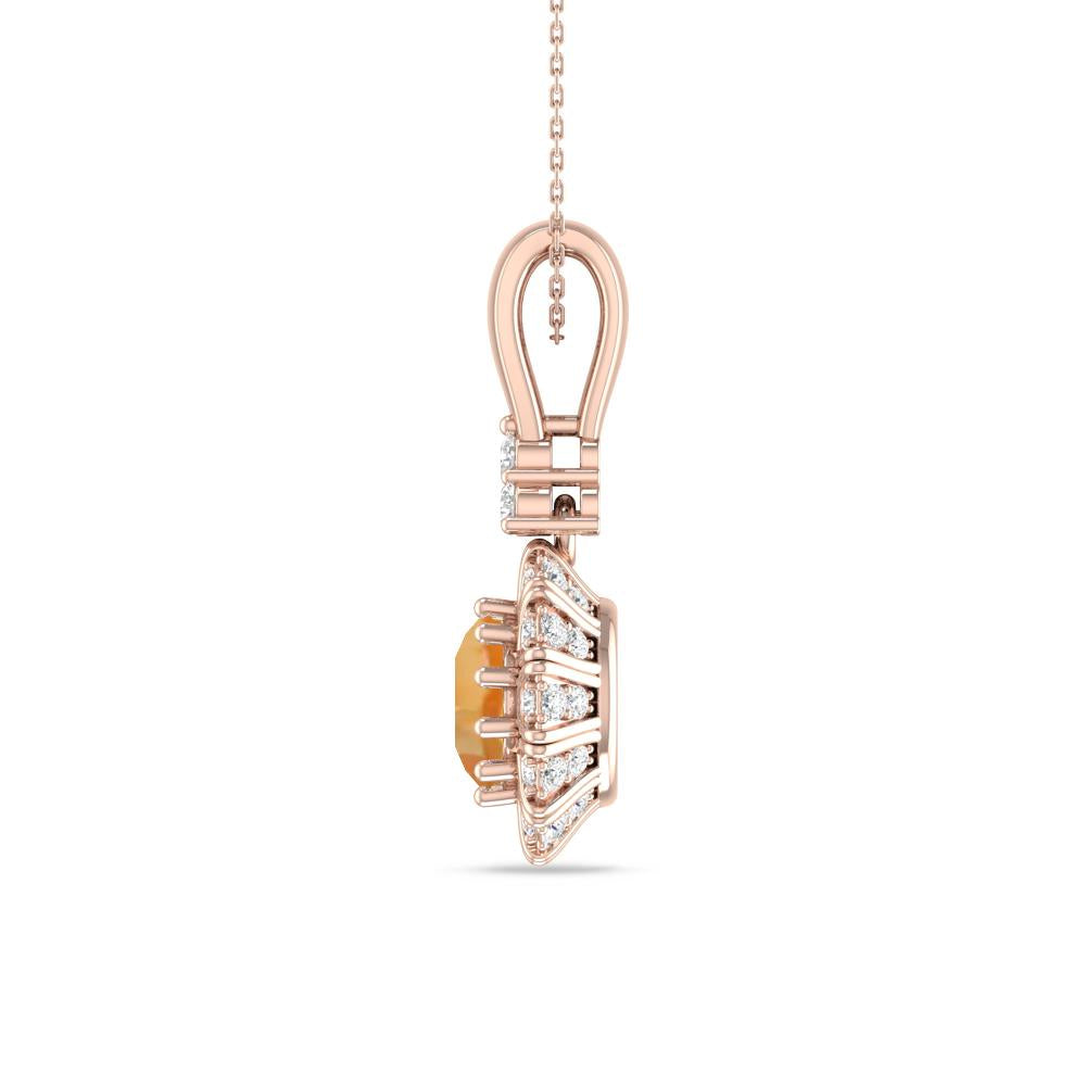 Rose Gold - Citrine