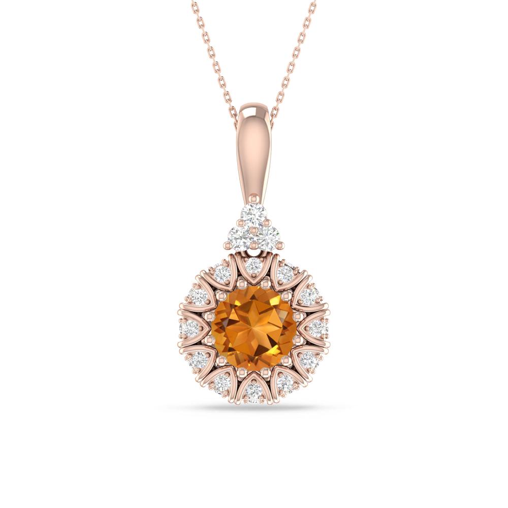 Rose Gold - Citrine