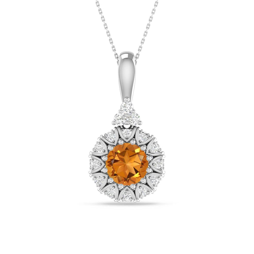 White Gold - Citrine