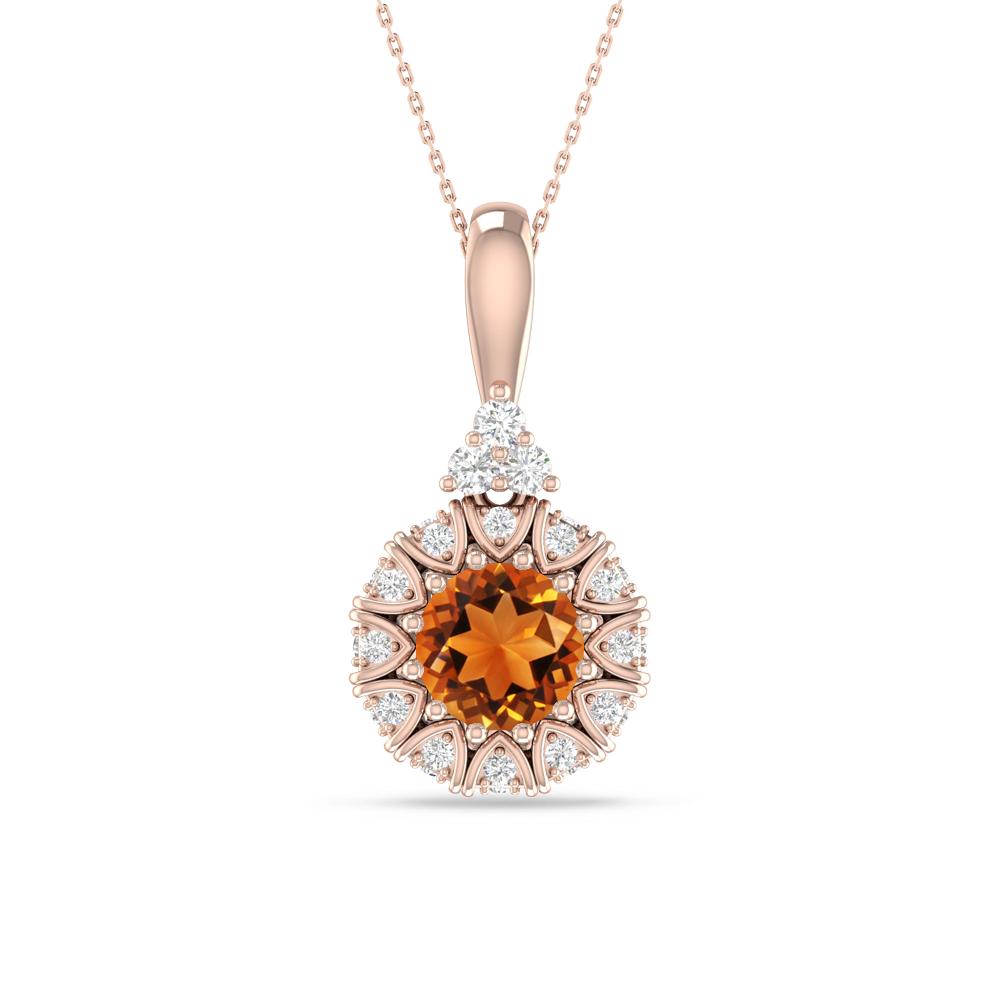 Rose Gold - Citrine