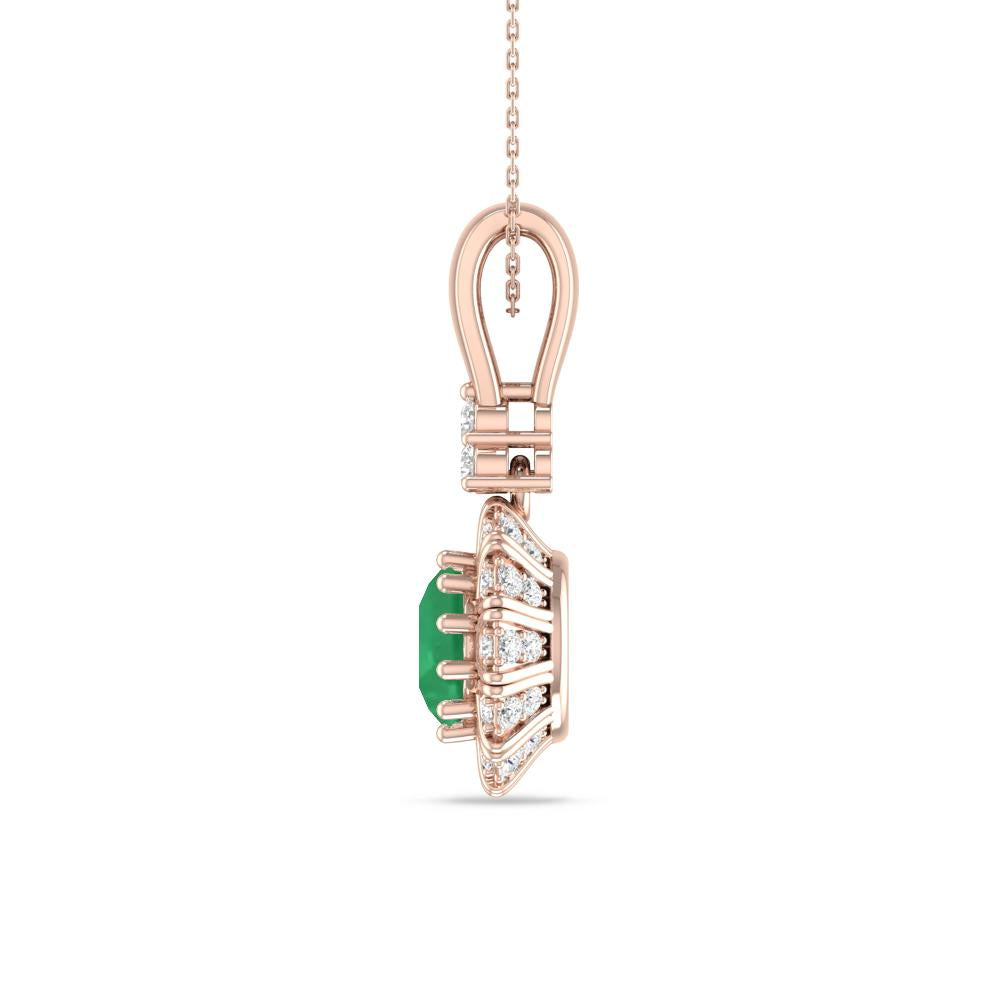Rose Gold - Emerald