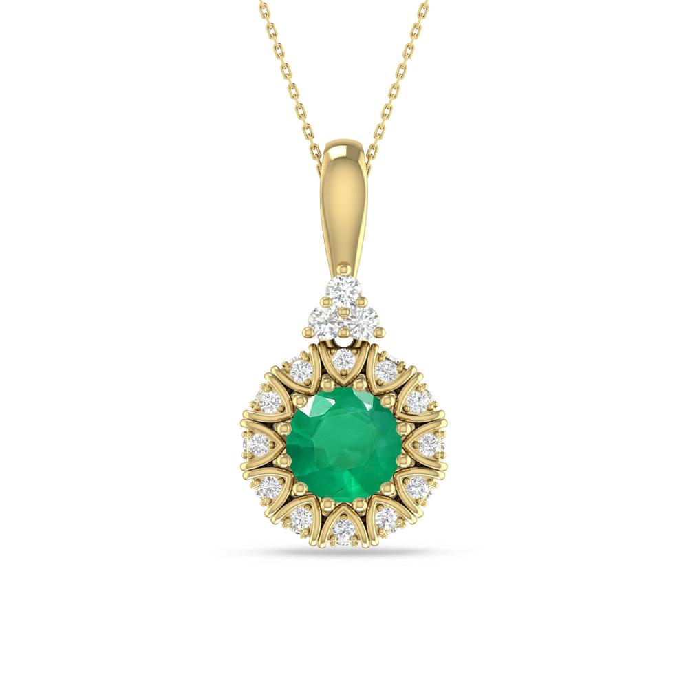 Yellow Gold - Emerald