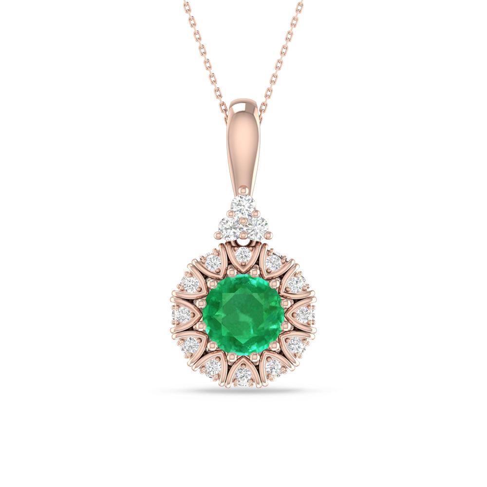 Rose Gold - Emerald