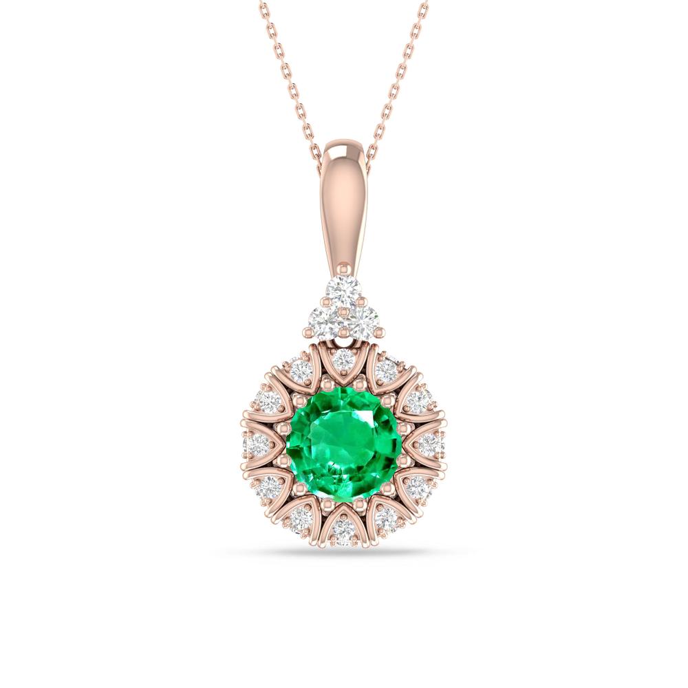 Rose Gold - Emerald