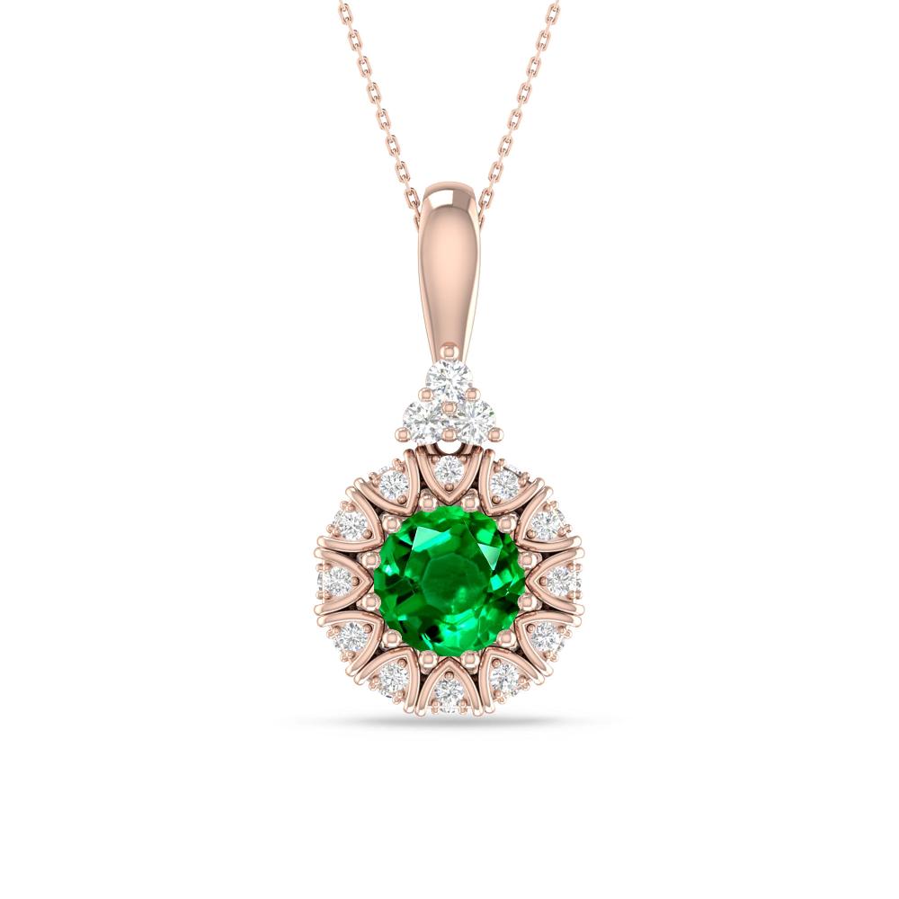 Rose Gold - Emerald