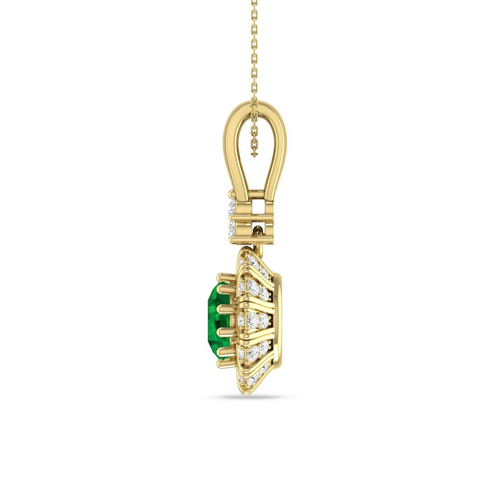 Yellow Gold - Emerald