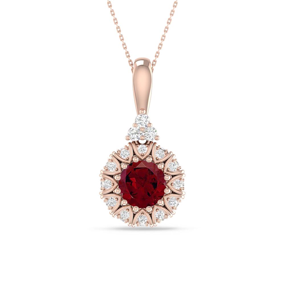 Rose Gold - Garnet