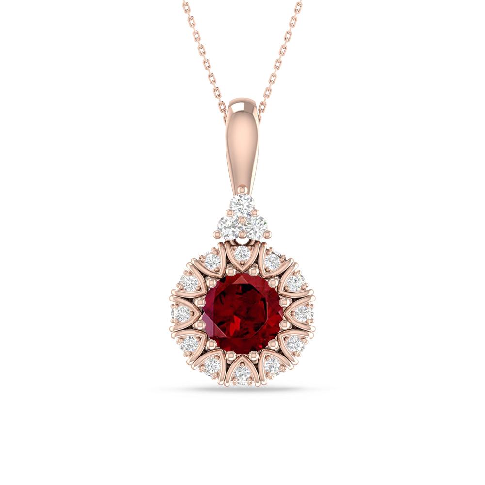 Rose Gold - Garnet