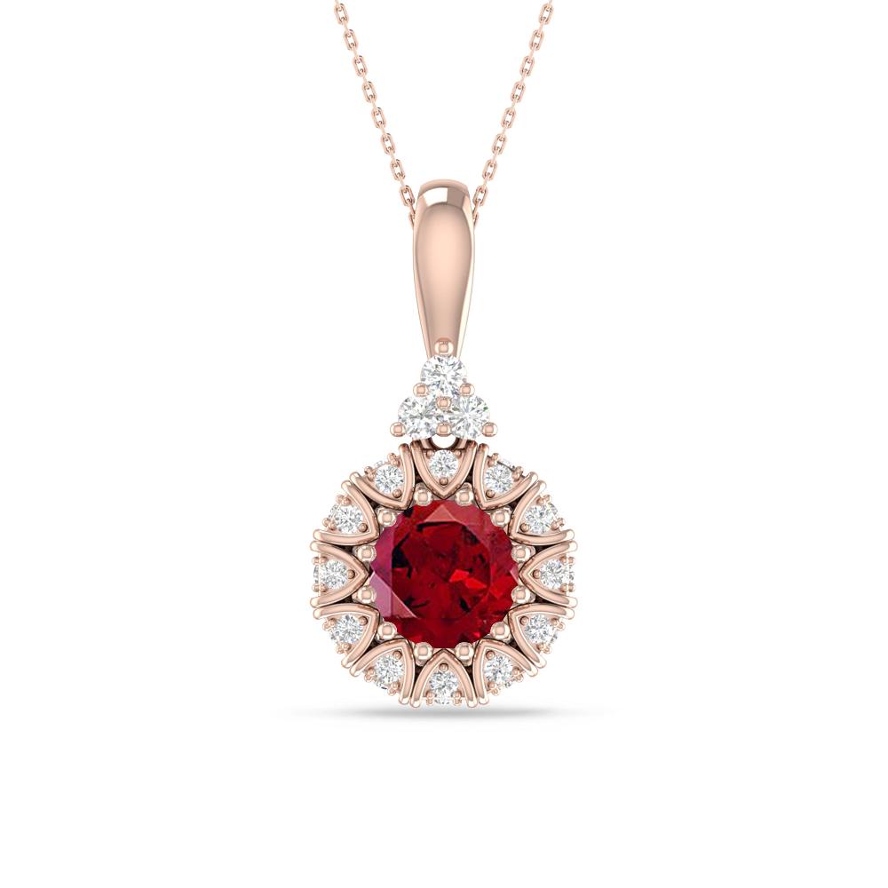 Rose Gold - Garnet