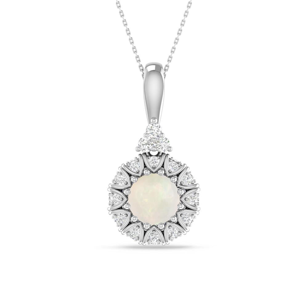 White Gold - Opal