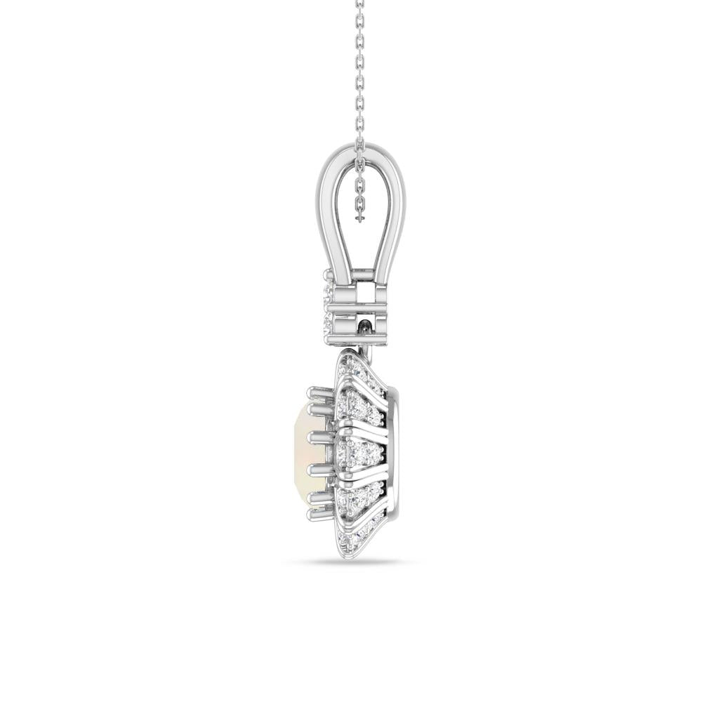 White Gold - Opal