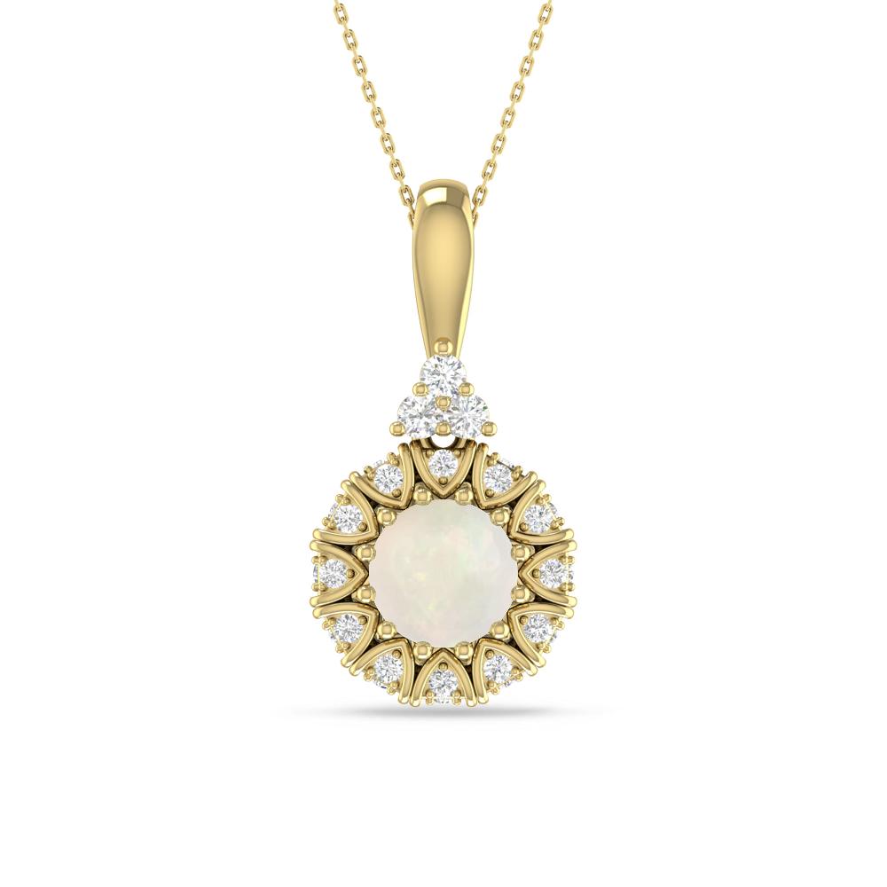 Yellow Gold - Opal