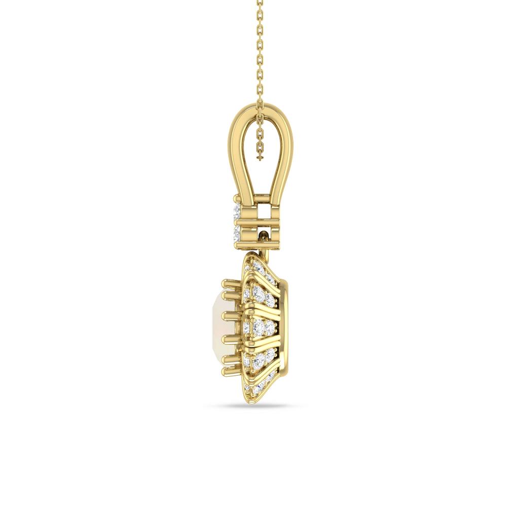 Yellow Gold - Opal