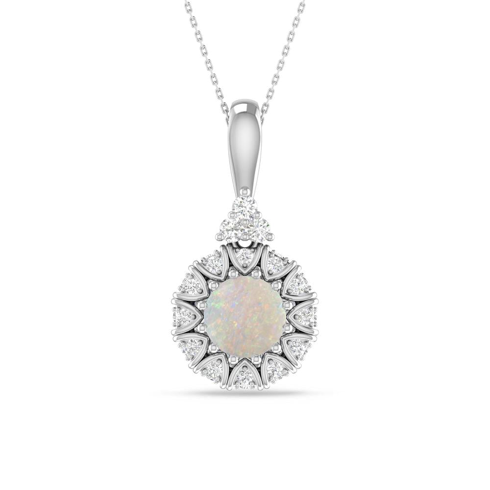 White Gold - Opal