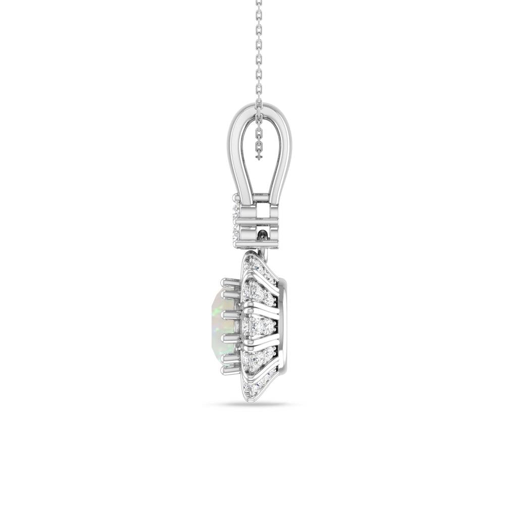 White Gold - Opal