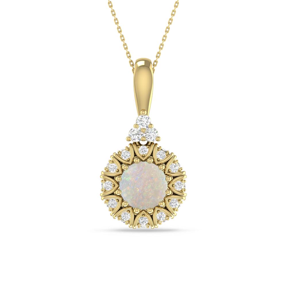 Yellow Gold - Opal