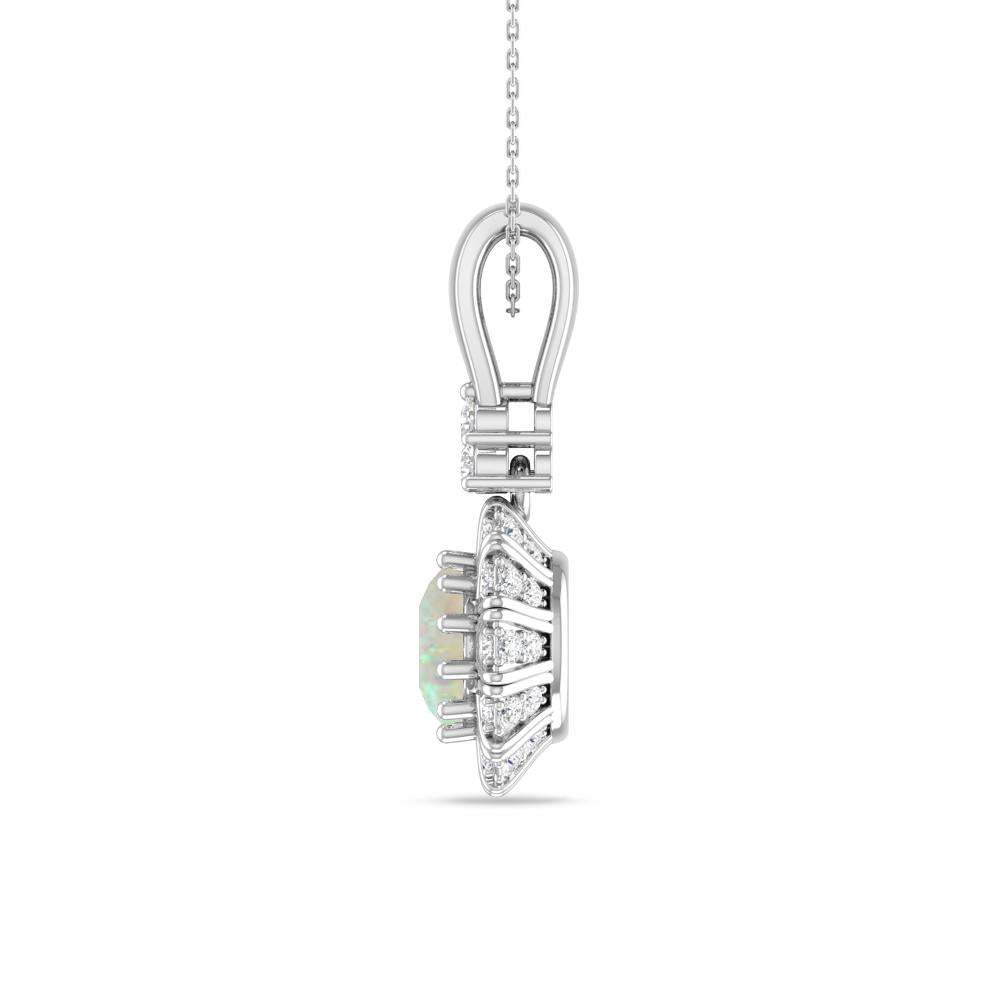 White Gold - Opal