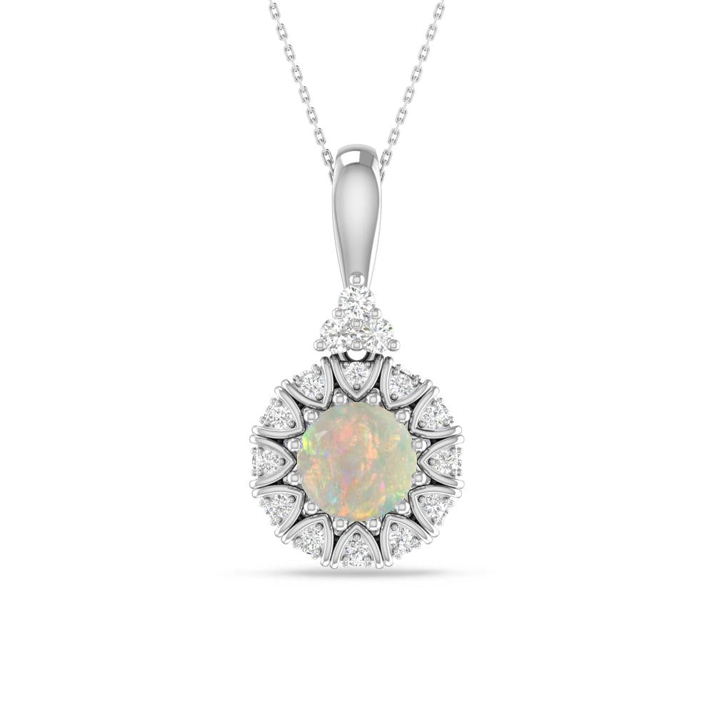 White Gold - Opal