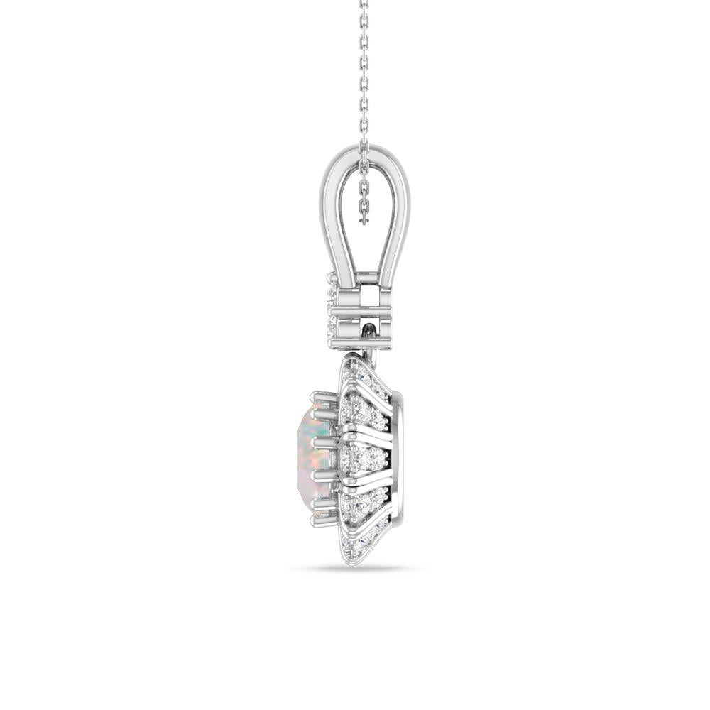 White Gold - Opal