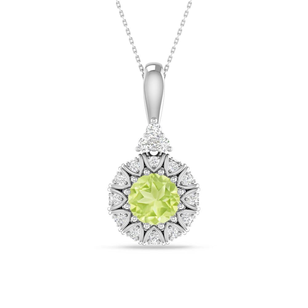 White Gold - Peridot