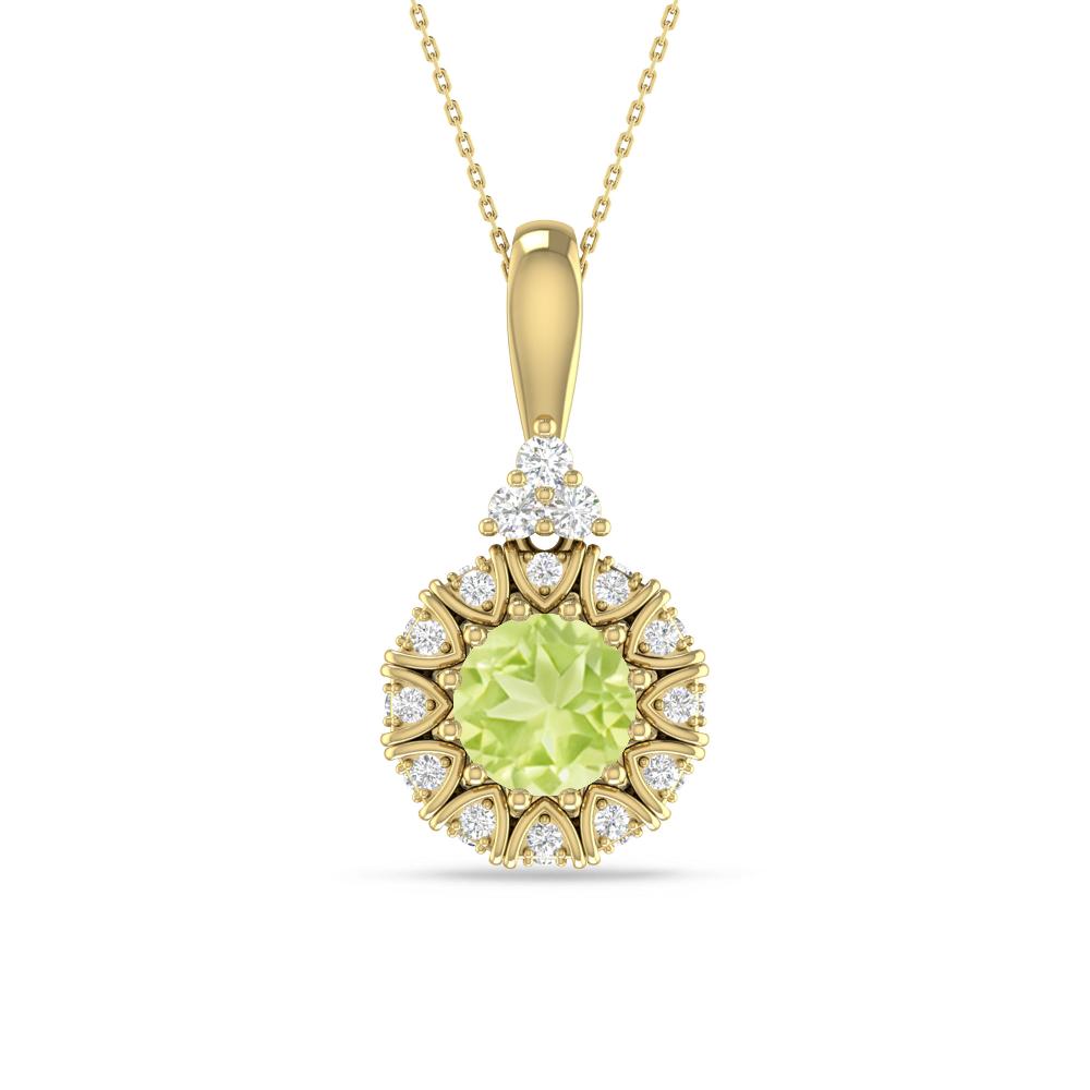 Yellow Gold - Peridot