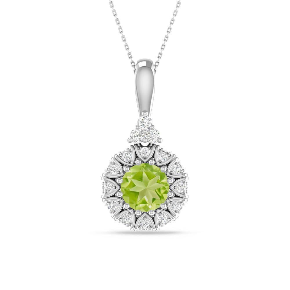 White Gold - Peridot