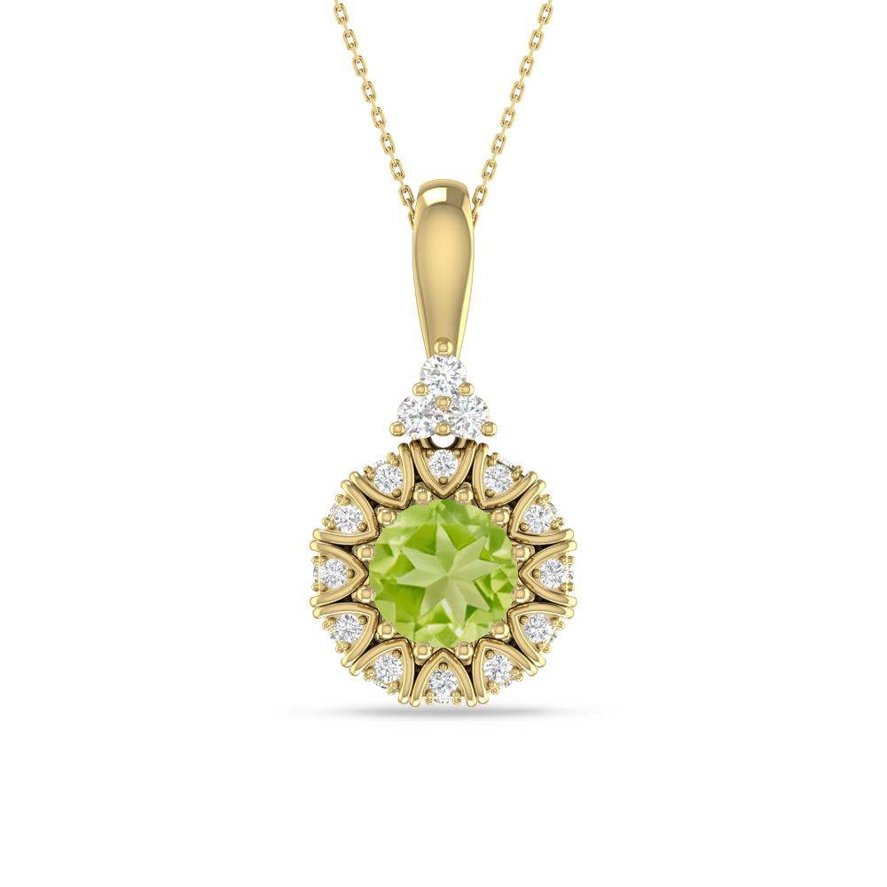 Yellow Gold - Peridot