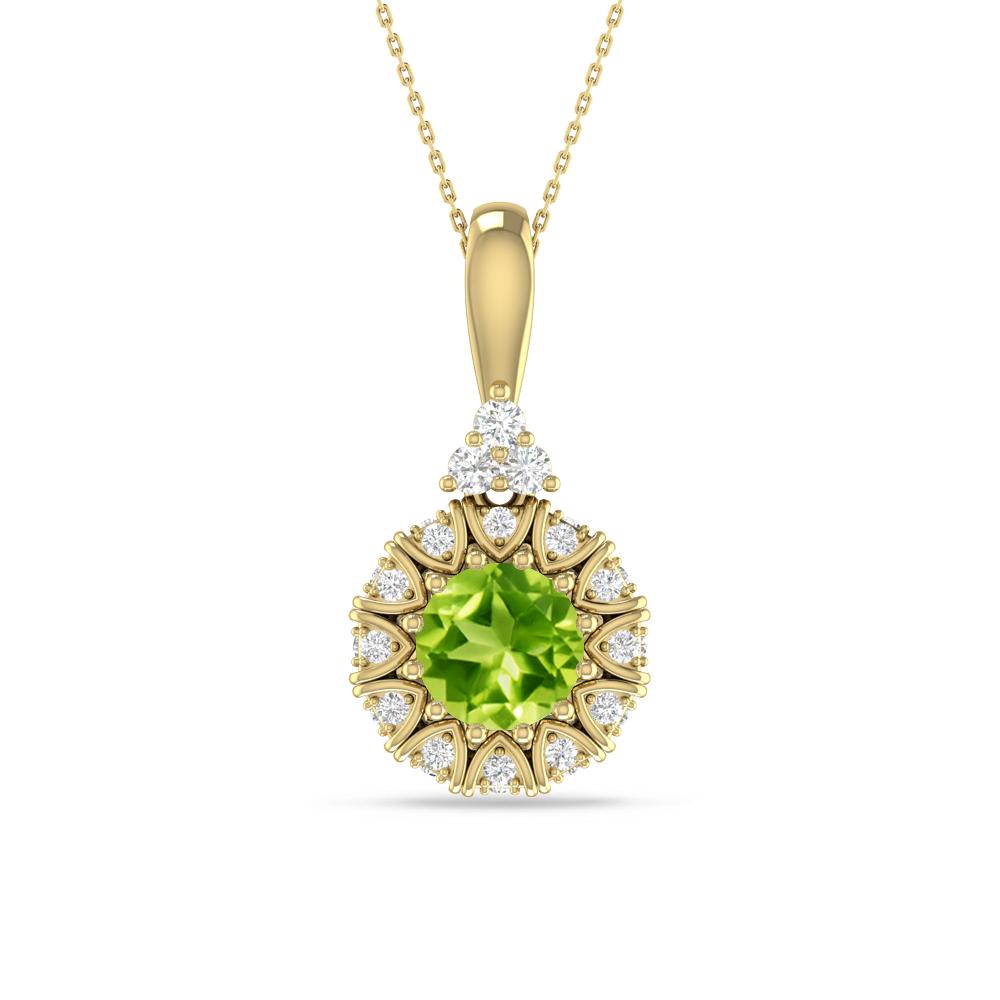 Yellow Gold - Peridot