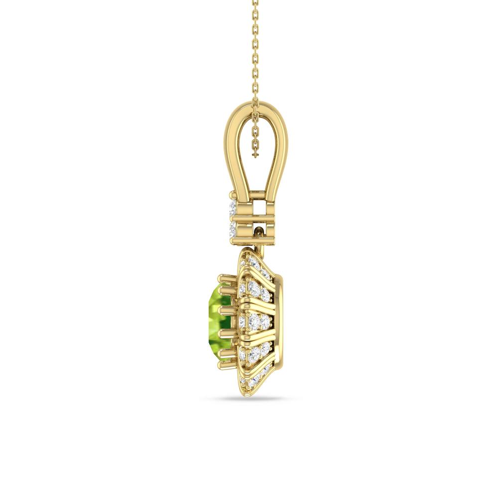 Yellow Gold - Peridot
