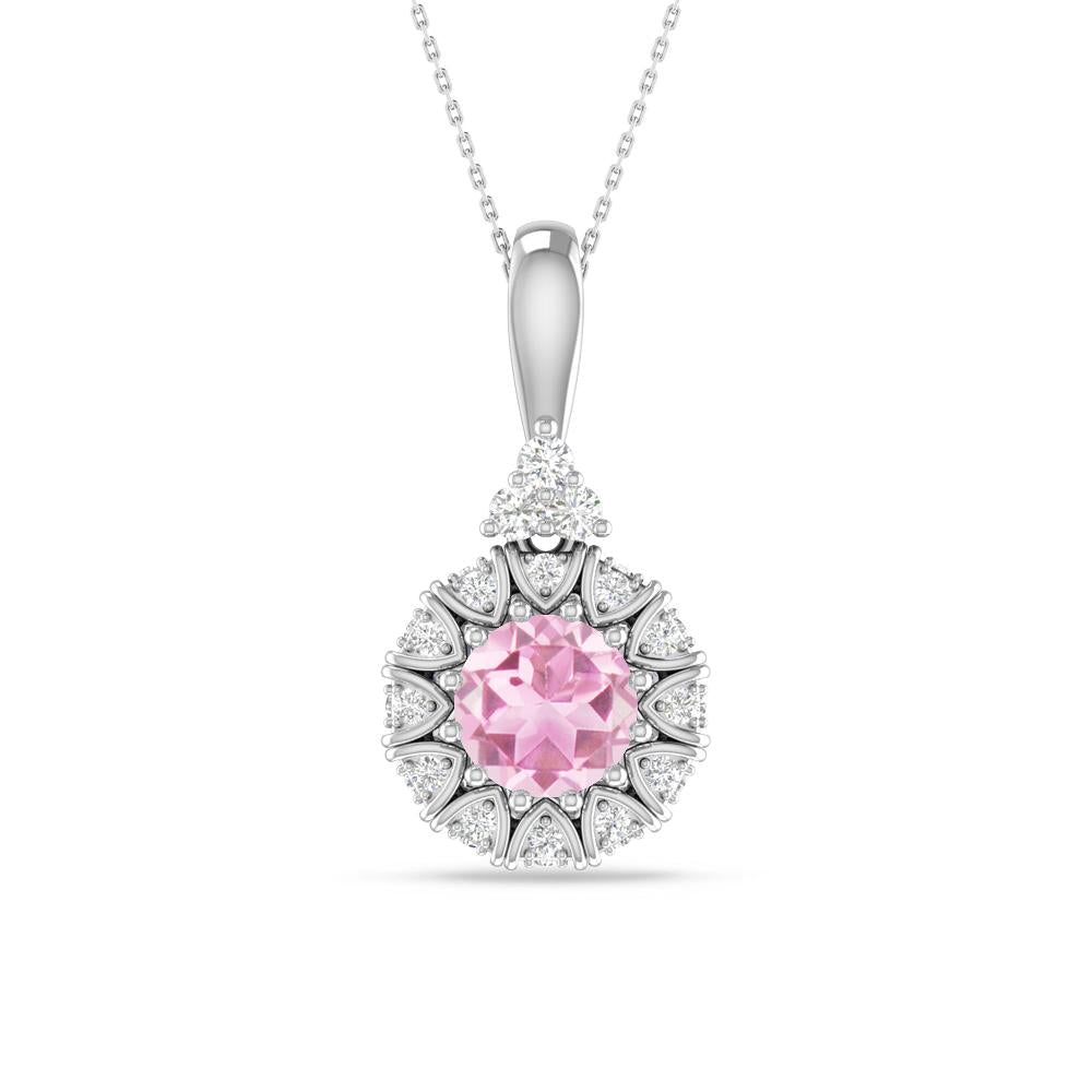 White Gold - Pink Tourmaline