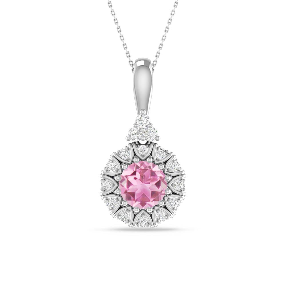 White Gold - Pink Tourmaline