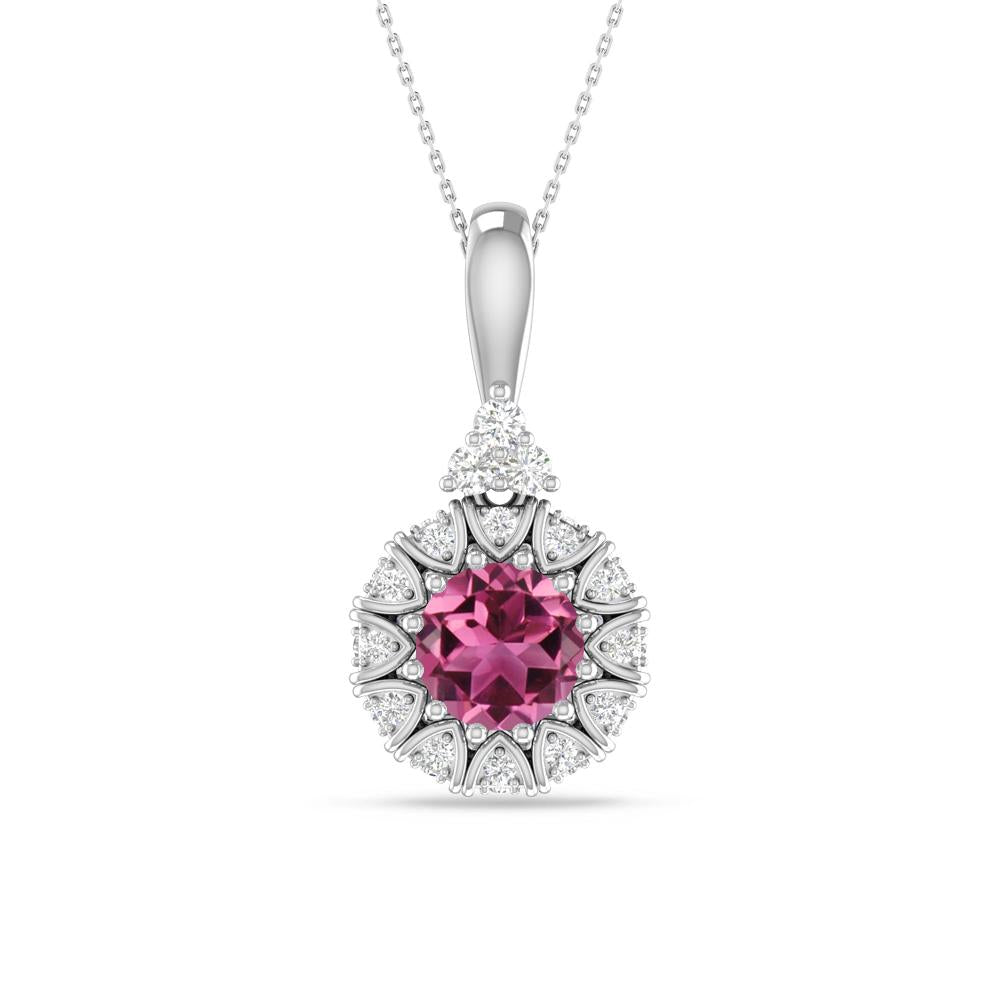 White Gold - Pink Tourmaline