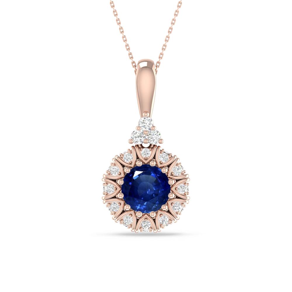 Rose Gold - Sapphire