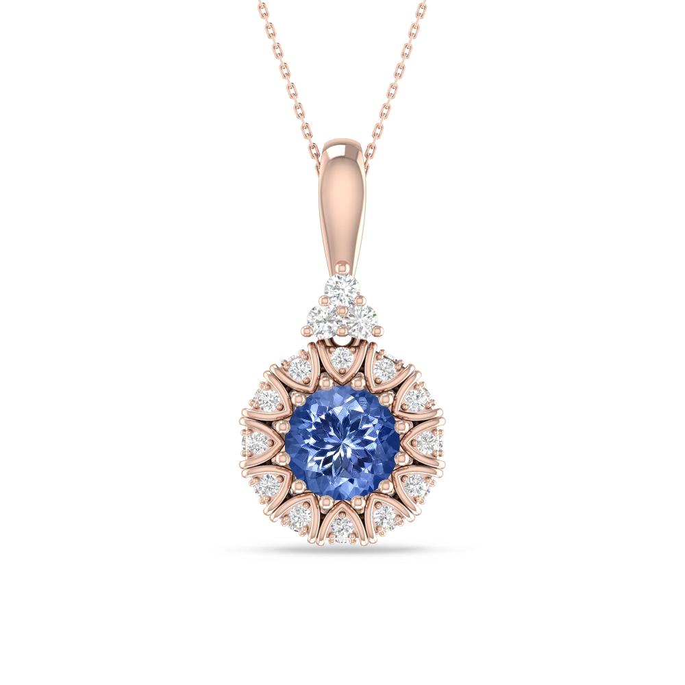 Rose Gold - Tanzanite