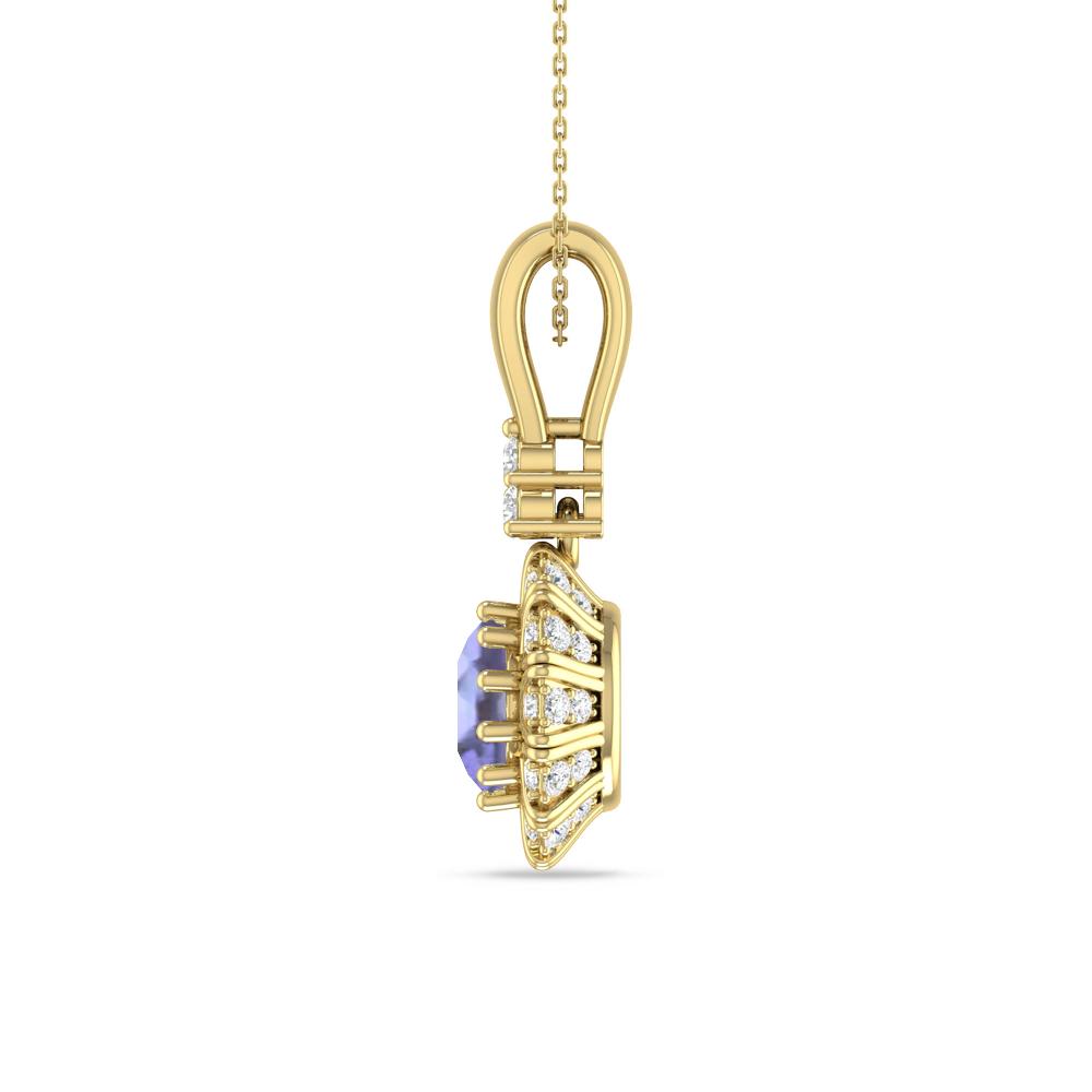 Yellow Gold - Tanzanite