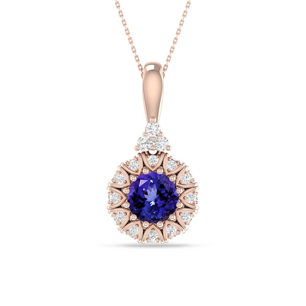 Rose Gold - Tanzanite