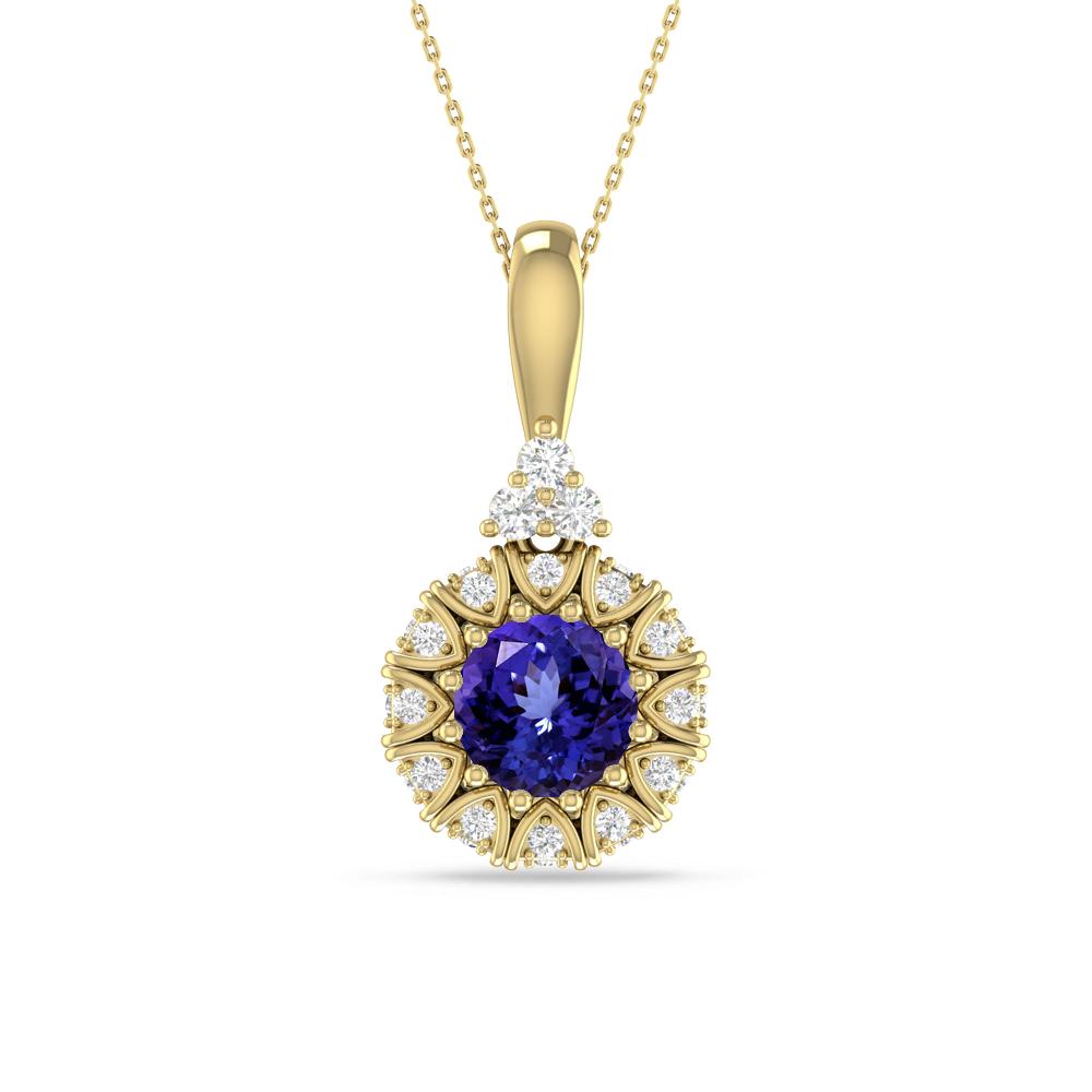 Yellow Gold - Tanzanite