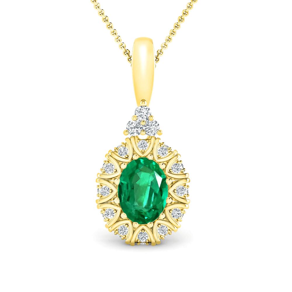 Yellow Gold - Emerald