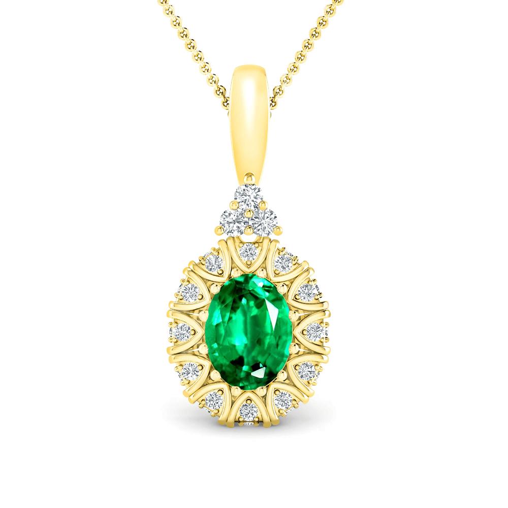 Yellow Gold - Emerald