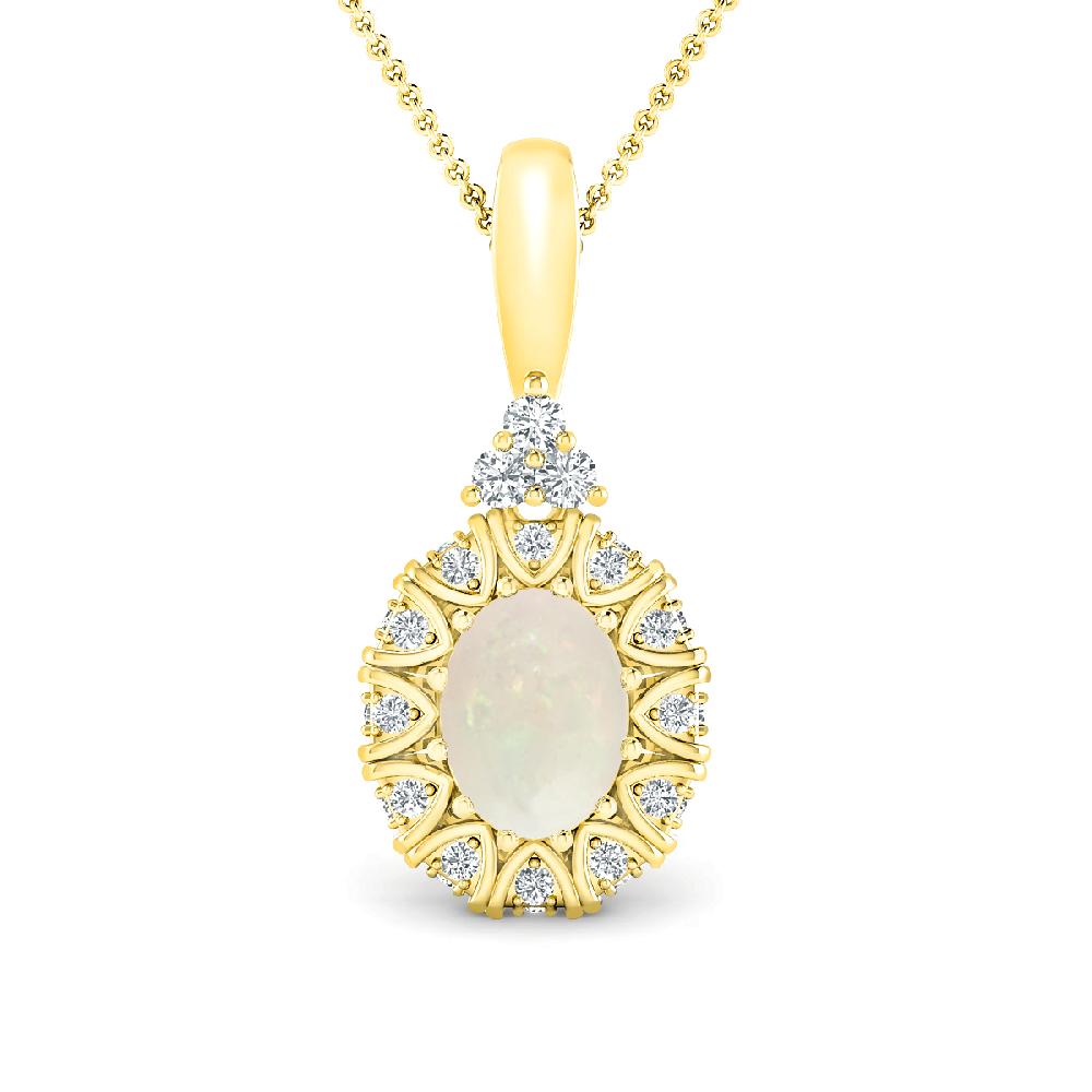 Yellow Gold - Opal