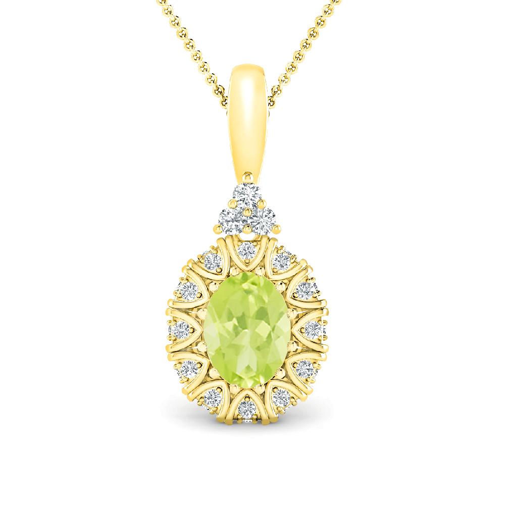 Yellow Gold - Peridot