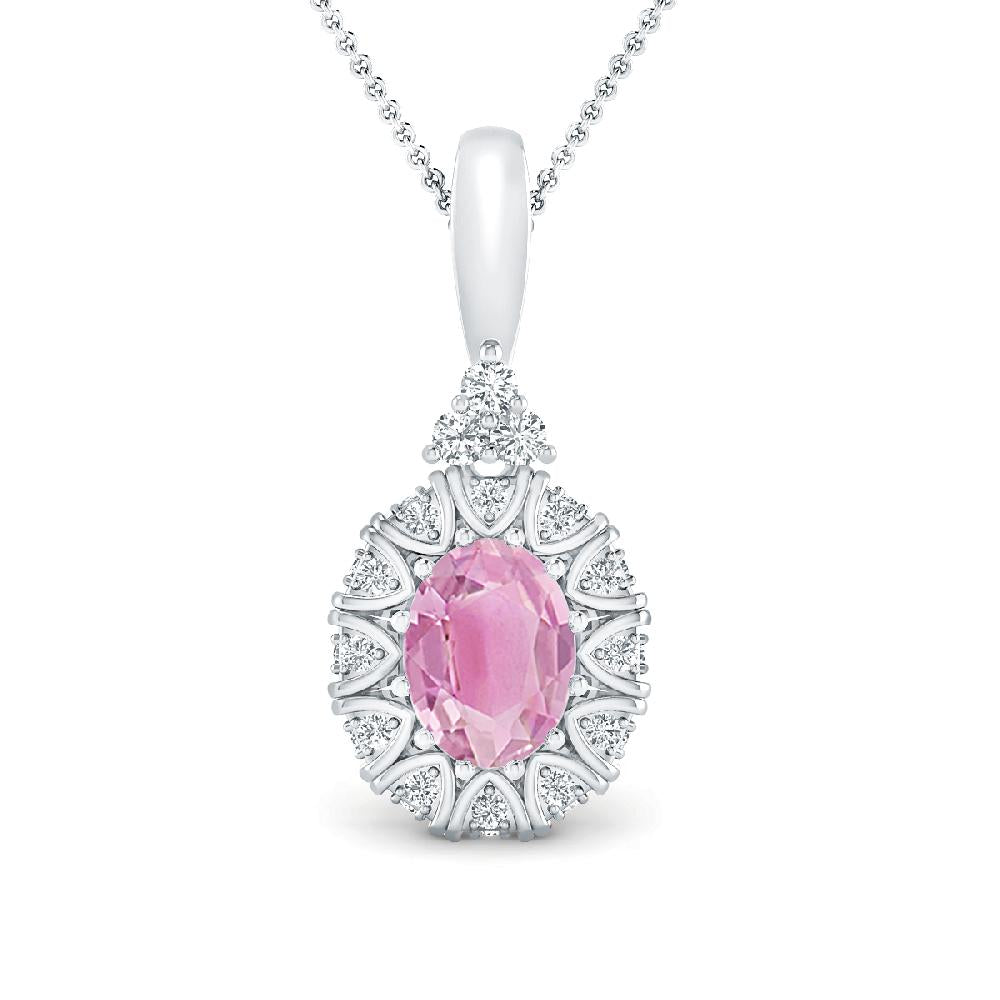 White Gold - Pink Tourmaline