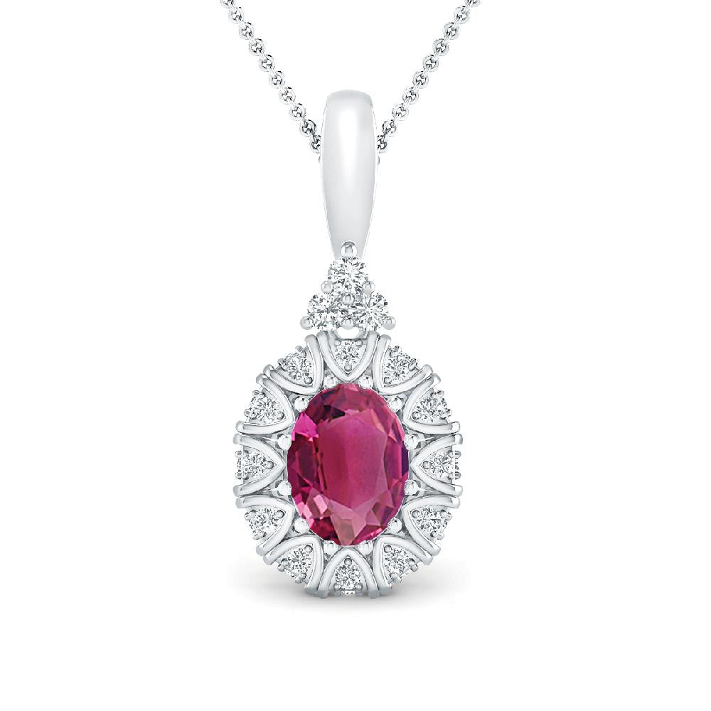 White Gold - Pink Tourmaline