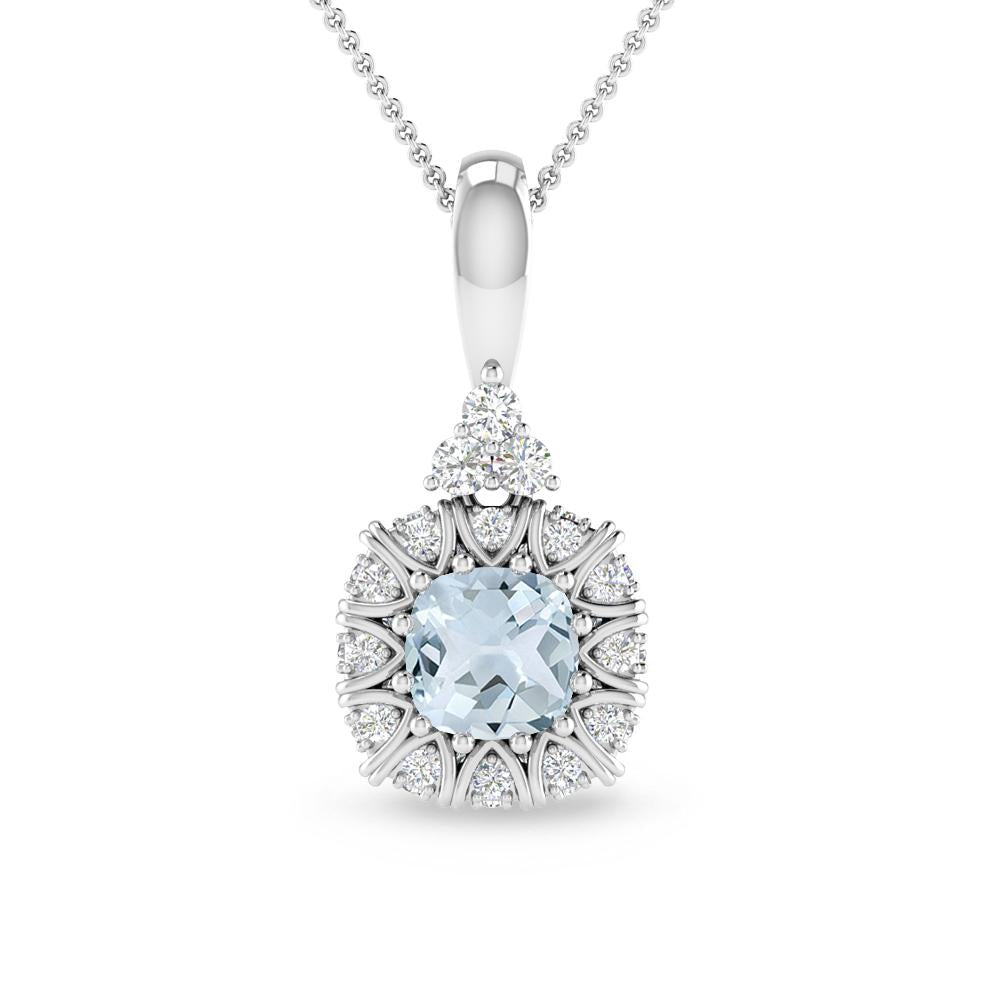 White Gold - Aquamarine
