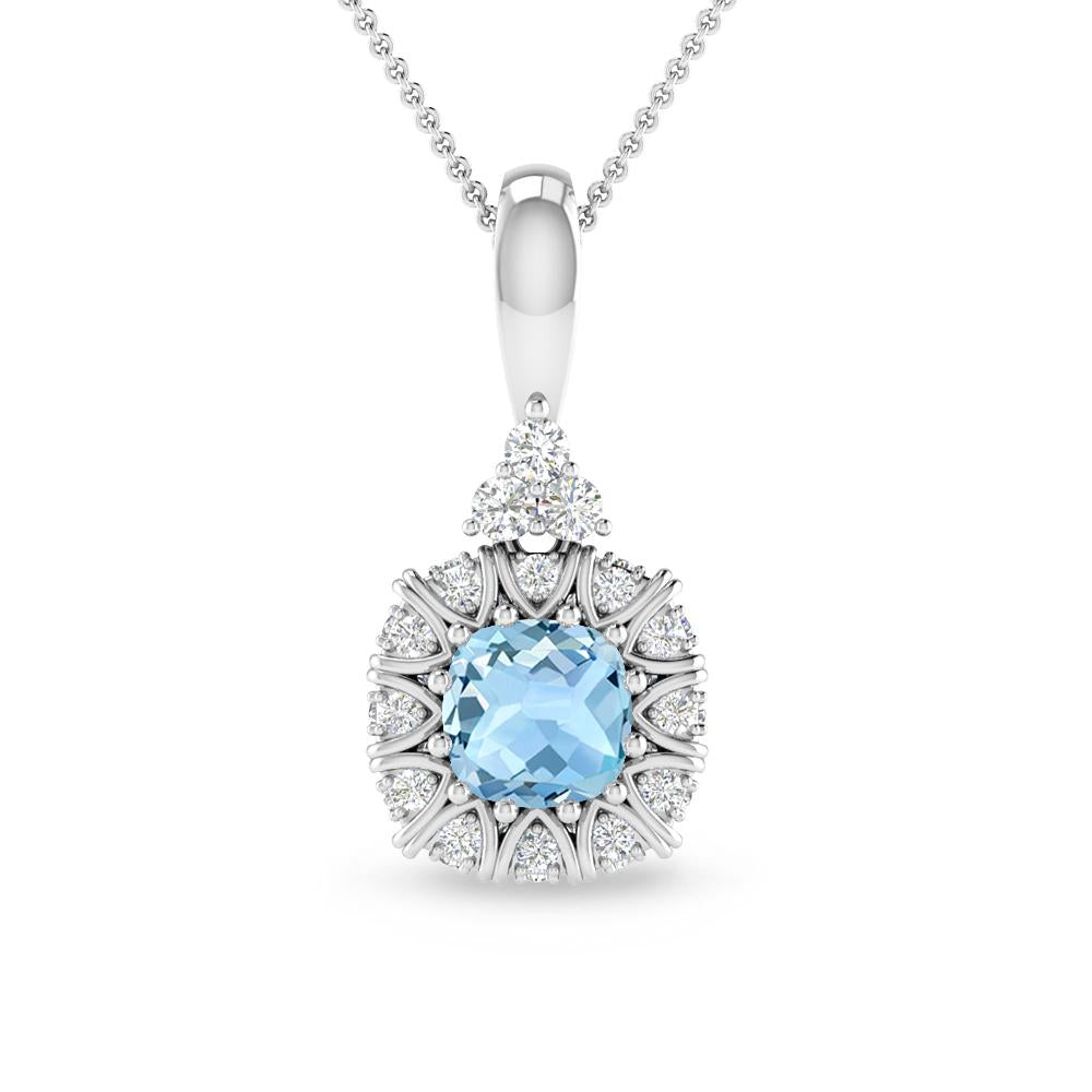 White Gold - Aquamarine